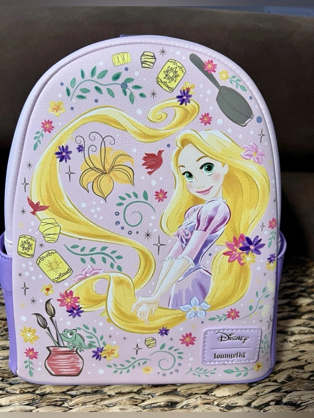 Loungefly Disney Tangled Art Doodles Mini Backpack